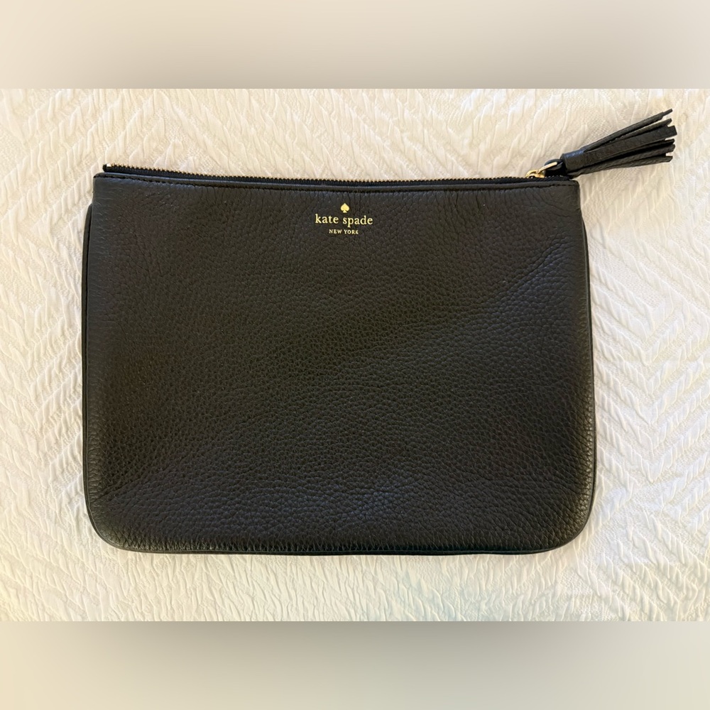 Kate Spade Black Textured Bag